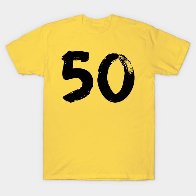 Number 50 T-Shirt by Erena Samohai